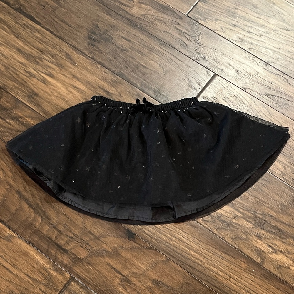Toughskins Black Starry Tulle Skirt